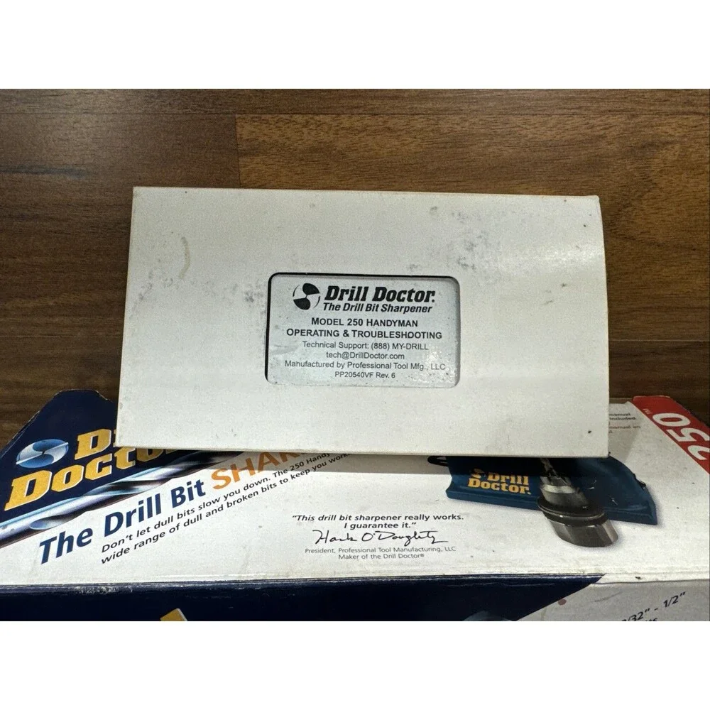 Drill Doctor Handyman 250 Drill Bit Sharpener Tested And Working In Original Box